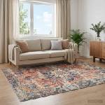 vidaXL Килим ORIZ Оранжево 200 x 200 cm 100% полиестер (42050415)