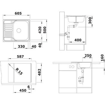 Image 1 of BLANCO TIPO 45 S Mini (516524)
