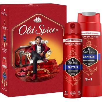Old Spice Captain Подаръчен комплект Gentleman, 2 части