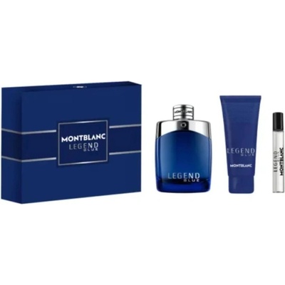 Mont Blanc Legend Blue Подаръчен комплект за мъже Размер EDP 100 ml + душ гел 100 ml + EDP 7.5 ml