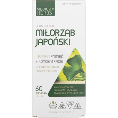 Medica Herbs Ginkgo Biloba 120 mg 60 kapsúl