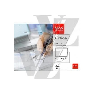 Obálka C4 Office v krabičce s krycí páskou 120g 50ks, Elco