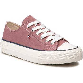Tommy Hilfiger Кецове Tommy Hilfiger Low Cut Lace-Up Sneaker T3A4-32118-0890 S Antique Rose 303 (Low Cut Lace-Up Sneaker T3A4-32118-0890 S)