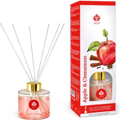 Arôme Tyčinkový difuzér Jablko a skořice 50 ml