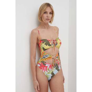 Desigual Цял бански Desigual PALMS ONE PIECE в жълто с леко подплатени чашки 24SWMK05 (24SWMK05)