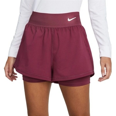 Nike COURT DRI-FIT ADVANTAGE Dámské šortky vínová