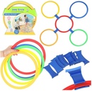 Farebné obruče na hru v triede 10 kolies a konektory