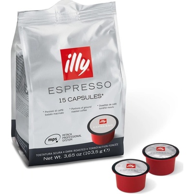 Illy Espresso Dark 15 ks