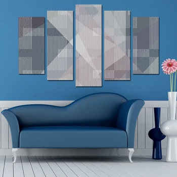 Art gift Декоративен панел за стена Сиви фигури