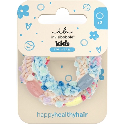 Invisibobble Twistar Kids Pom Pom Tie 3 ks