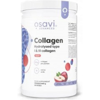 Osavi Collagen Hydrolyzed Peptides | Type I & III [600 грама] Ябълка