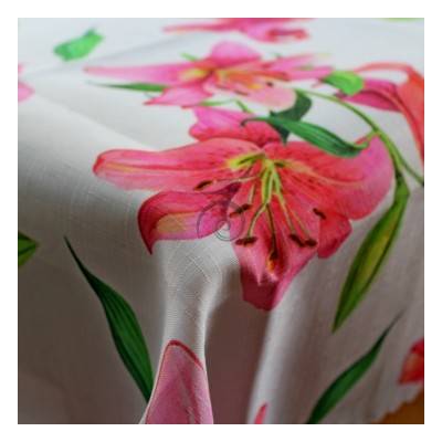 Obrus teflónový Ľalie vzor 721 80cm x 80cm