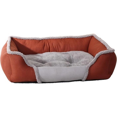 Легло за кучета и котки, 53 х 46 х 14 см, кафяво (4218-s)