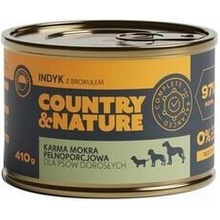 Country&Nature z morčacieho mäsa bez obilnín s brokolicou 410 g