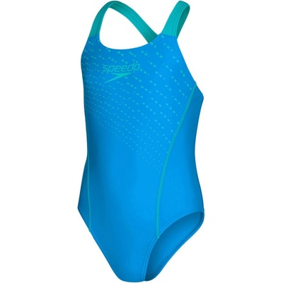 Speedo Medley Logo Medalist Girl Bondi Blue/Aquarium