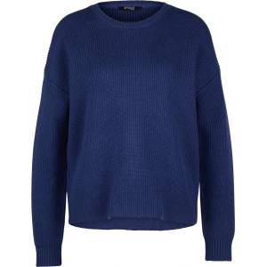 Stoic Дамски вълнен пуловер Stoic Women's Heavy MerinoKnit MMXX. Rutvik Sweater Merino jumper - Navy Blue (105-5553-0612)