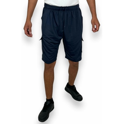 Tovta Pánské šedé teplákové kraťasy Modrá