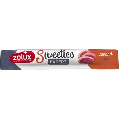 Zolux Pochúťka pes SWEETIES kačacie krém. tyčinka 14 g