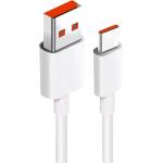 Xiaomi Кабел за зареждане Xiaomi 40032, PD, 1 метър, 6 A, Type-A към Type-C, Бял (BHR6032GL)
