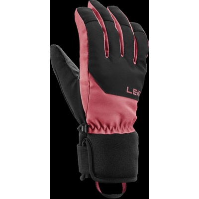 Leki Bird Junior rukavice black-rosé