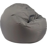 Pufrelax Пуф 330л. , Relaxo XL - Teteron Grey, За открито, Перящ се калъф, Пълнеж от Полистиролни перли (PUF-G-RXL-TEX-GRE)