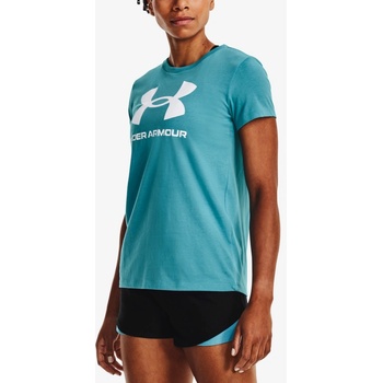 Under Armour UA W SPORTSTYLE LOGO SS BLU 1356305 433