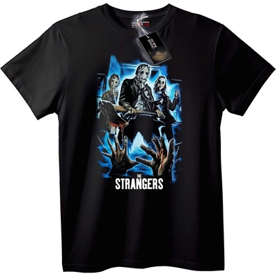 NOONEBRAND Тениска Непознатите Ужас - 2XL, Black