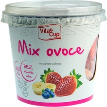 VitaCup Mix banán jahoda borůvka sušené ovoce mrazem 35 g