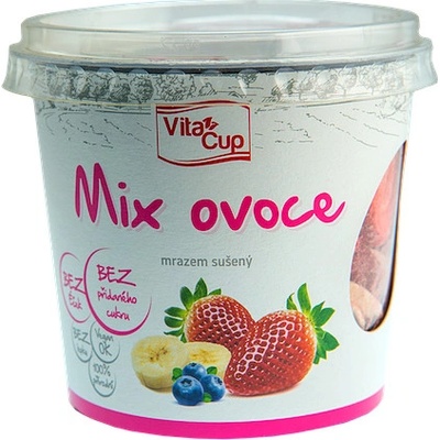 VitaCup Mix banán jahoda borůvka sušené ovoce mrazem 35 g