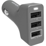 Kanex Зарядно за кола с 3 x USB порта - Kanex Car Charger 3хUSB (4.4A) (сив) (K161-1004-SG)