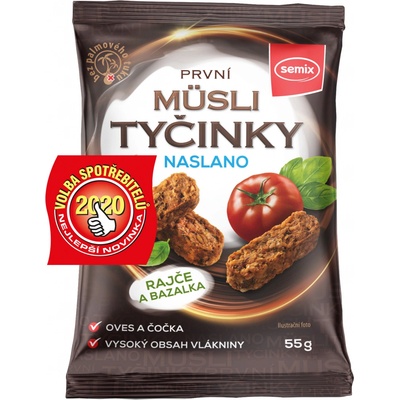 Semix Müsli tyčinky naslano rajče a bazalka 55 g