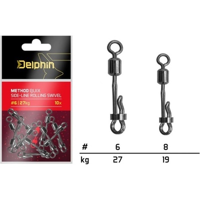 Delphin Rychloobratlík s Pojistkou Method QuiX veľ.8 10 ks 19 kg