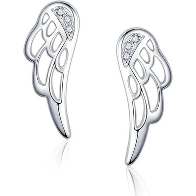 Elanis Jewel Stříbrné náušnice Elegant Angel Wings EJ00553