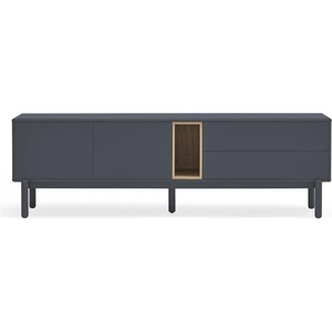 Teulat Тъмно сива телевизионна масичка 180x56 cm Corvo - Teulat (15967_TE)
