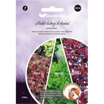EasyGarden Salát listový Redin + Dubáček + Verala výsevný pásek 3 x 2 m
