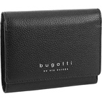 Bugatti Дамски кожен портфейл Bugatti Linda Continental 6CC, eстествена кожа, черен (49 3679 01)