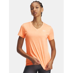 Under Armour Дамска тениска Under Armour Tech SSV- Twist Under Armour | Oranzhev | ЖЕНИ | XS