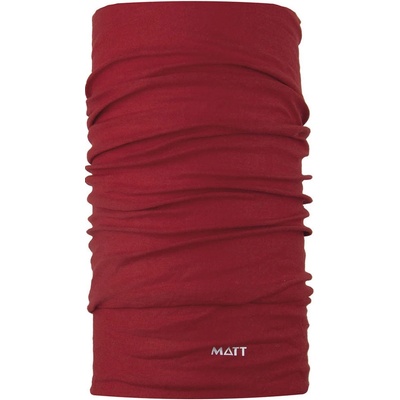 Matt vlněný šátek 5933 Wool scarf red
