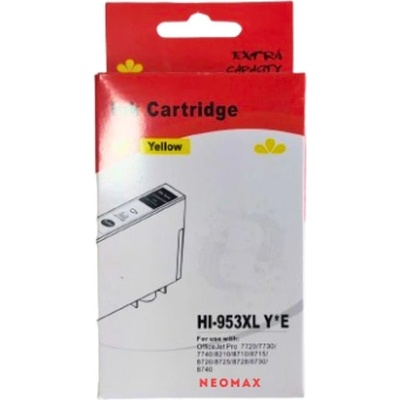 Neomax Глава за HP OfficeJet Pro 7720/7730/7740 WF/8200 Series/8700 Series - Yellow - HI-953XLY - Neomax - Неоригинална, заб: 26 ml капацитет (HI-953XLY)