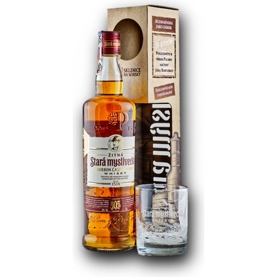 Stará Myslivecká Žitná Bourbon Cask Reserve 40% 0,7 l (darčekové balenie 1 pohár)