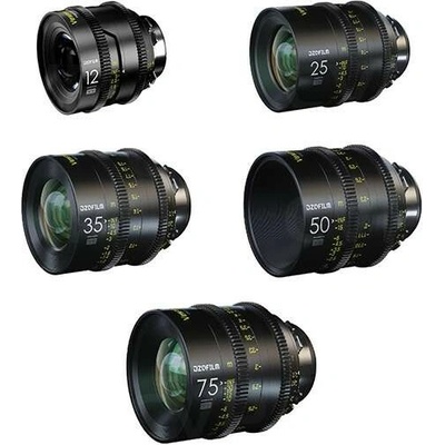 Vespid prime 5-lens Kit with PL & EF mount with case (12/25/35/50/75 T2.1) DZO Optics