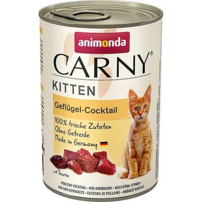 Animonda Cat Carny Kitten вкус: пилешки коктейл 400 г
