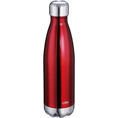 Cilio Elegante Termoláhev 500 ml metalicky červená