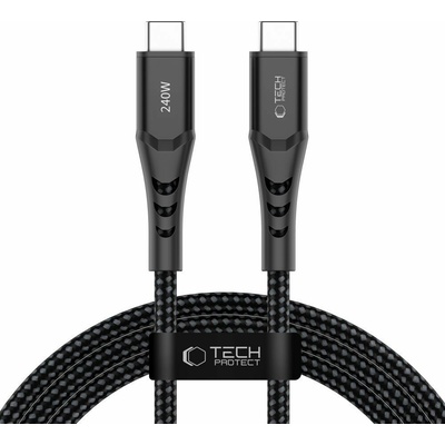 Tech-Protect UB11T ULTRABOOST TYPE-C CABLE PD 240W / QC3.0 200cm černý