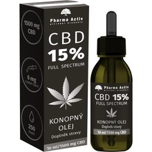 Pharma Activ Konopný olej CBD 15% 1500 mg 10 ml