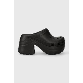 Crocs Чехли Crocs Siren Clog в черно с дебел ток 208547 208371 (208547.001)