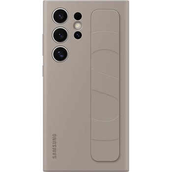 Samsung Standing Grip Case EF-GS928CUEGWW - оригинален силиконов кейс за Samsung Galaxy S24 Ultra (бежов)