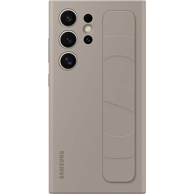 Samsung Standing Grip Case EF-GS928CUEGWW - оригинален силиконов кейс за Samsung Galaxy S24 Ultra (бежов)