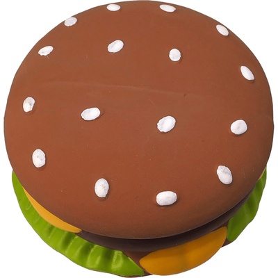 Dog Fantasy Latex hamburger so zvukom 8 cm