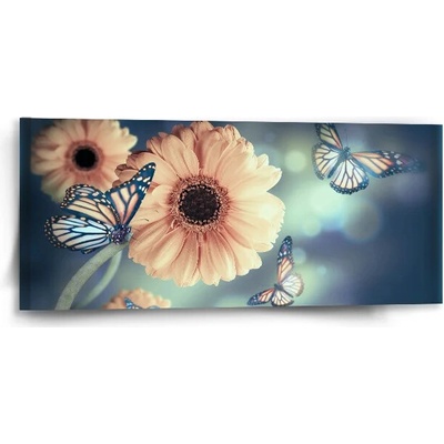 Sablio Obraz Kvetinová abstrakcia - 110x50 cm